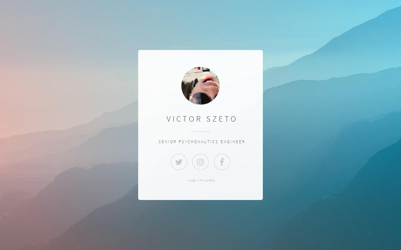 Carrd profile picture for @vis